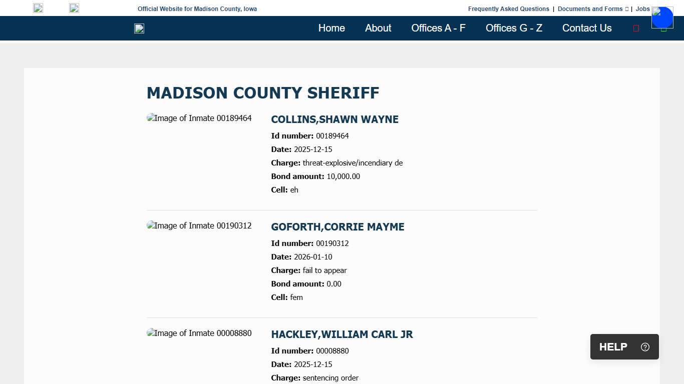 Sheriff's Office | Madison County, Iowa 2 - Madison County Iowa